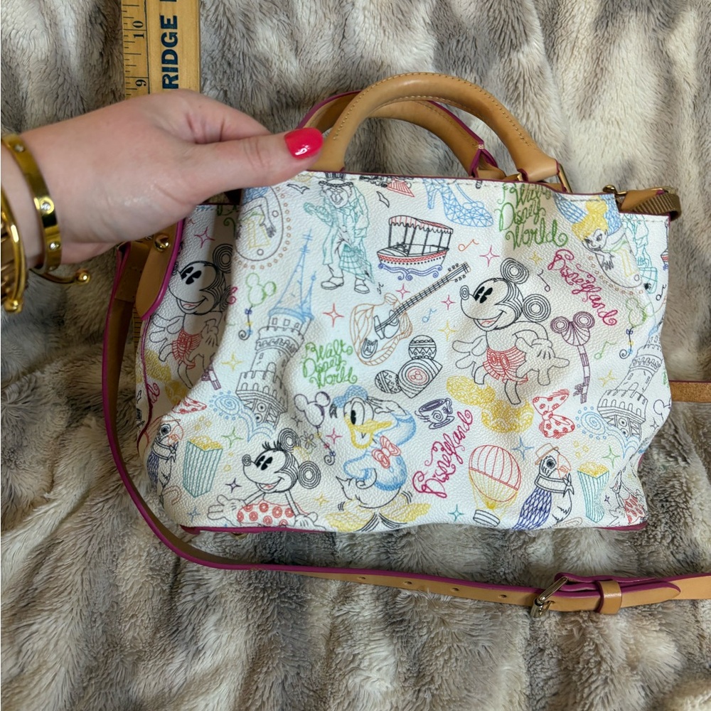 Disney Dooney & Bourke Passport Holder Exclusive- Mini Satchel- Rare Find - Picture 6 of 16